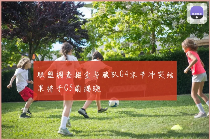 联盟调查掘金与狼队G4末节冲突结果将于G5前揭晓